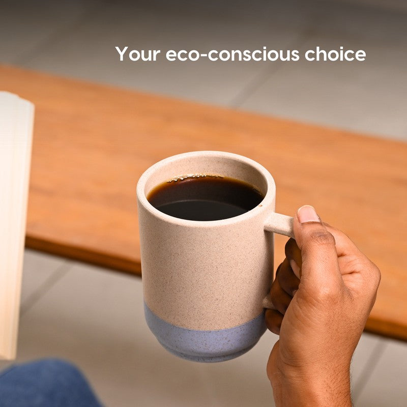 Echo Rice Husk Coffee Mug (375 mL Each) - Set Of Three media 5