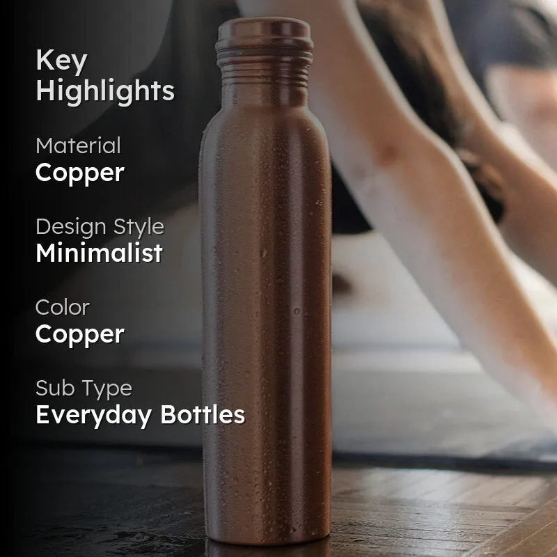 Jiva Copper Water Bottle - 1000 mL media 2