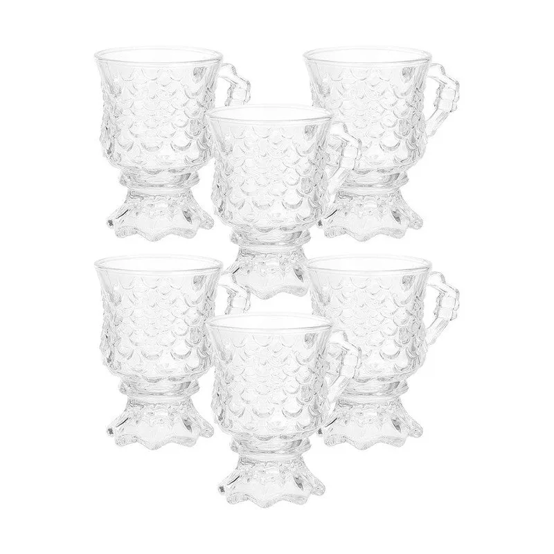 Brivelle Glass Tea Cup (145 mL Each) - Set Of Six media 8