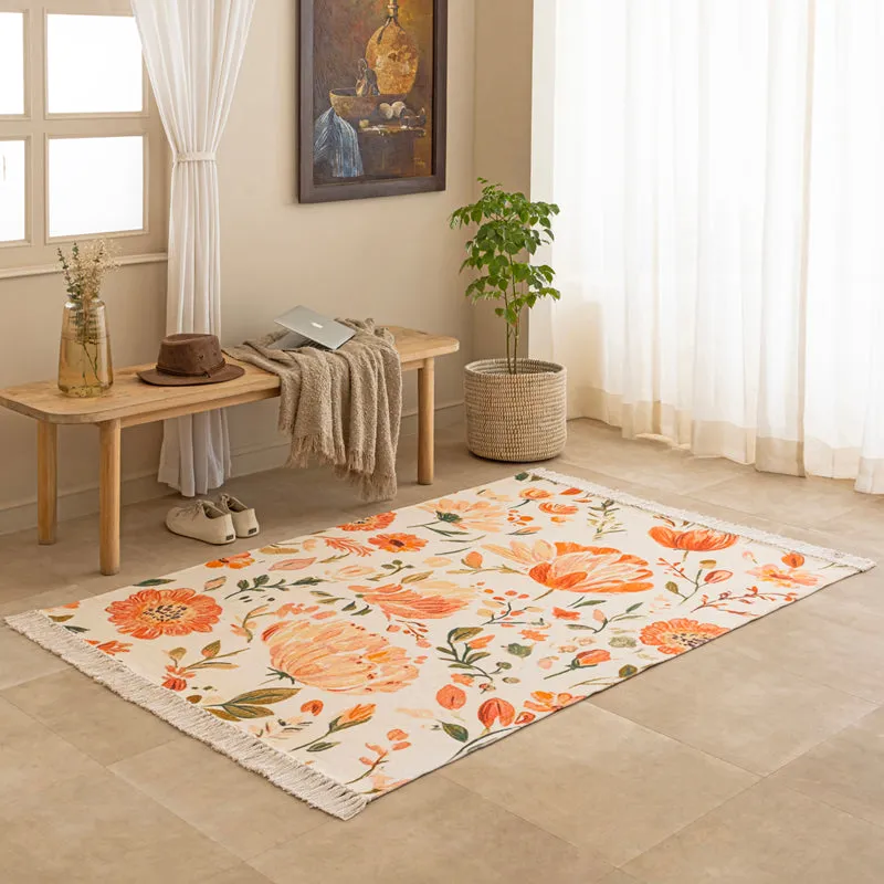Padhmaja Handwoven Cotton Rug media 3