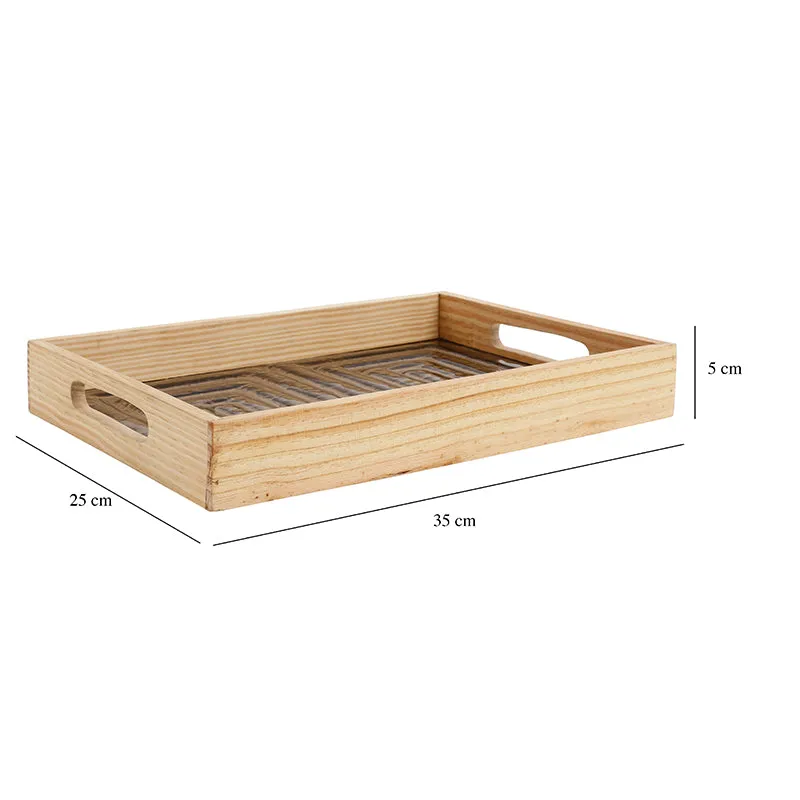 Nyma Serving Tray - Brown media 5