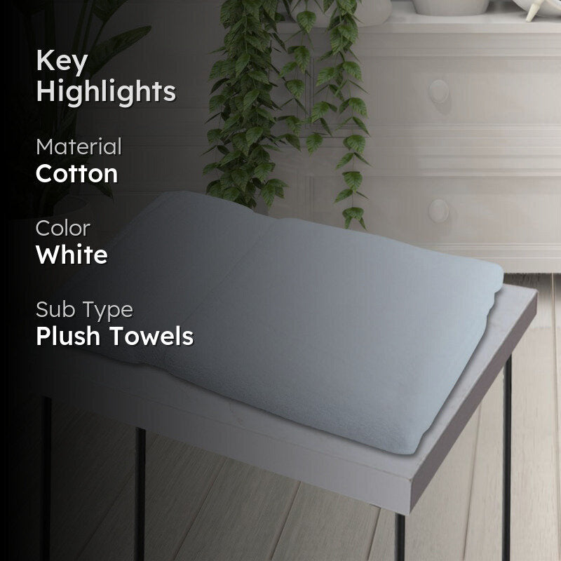 Miorah Bath Towel - White media 2