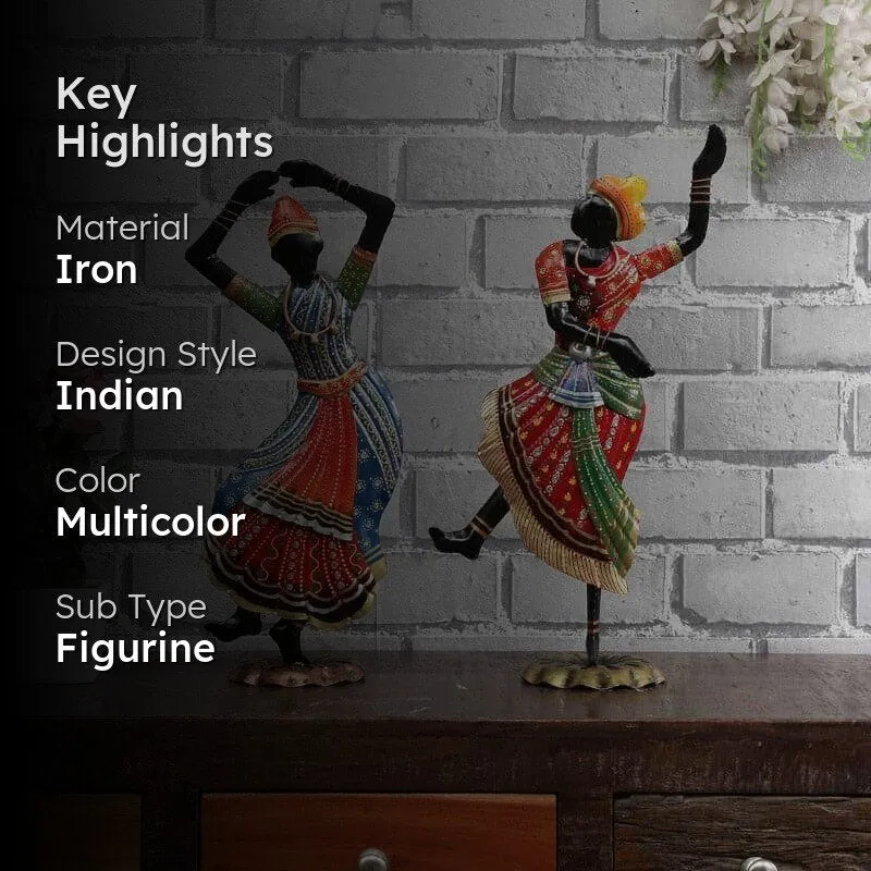 Folk Groove Showpiece - Set Of Two media 2