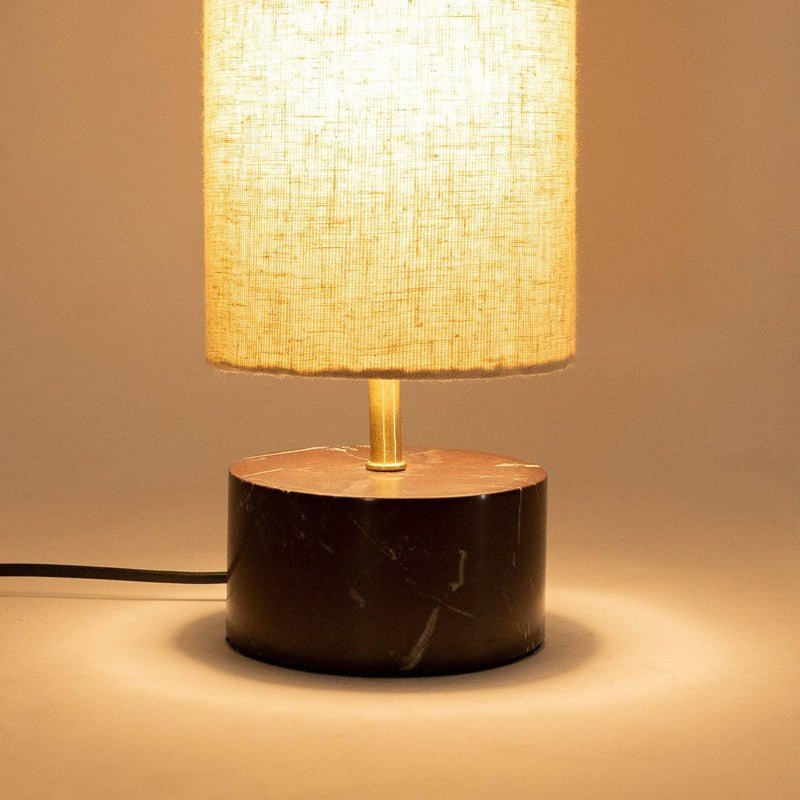 Orange Tree Kai MarbleTable Lamp - Brown,White media 4