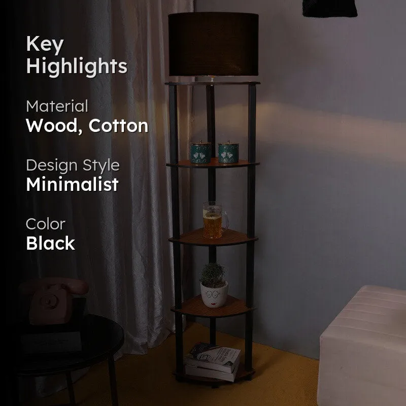 Cylindra Mist Floor Lamp (Black) media 2