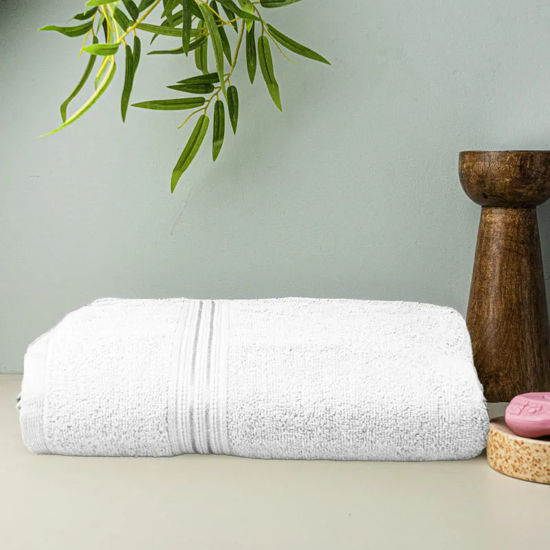 Micro Cotton LuxeDry Solid Bath Towel - White media 3