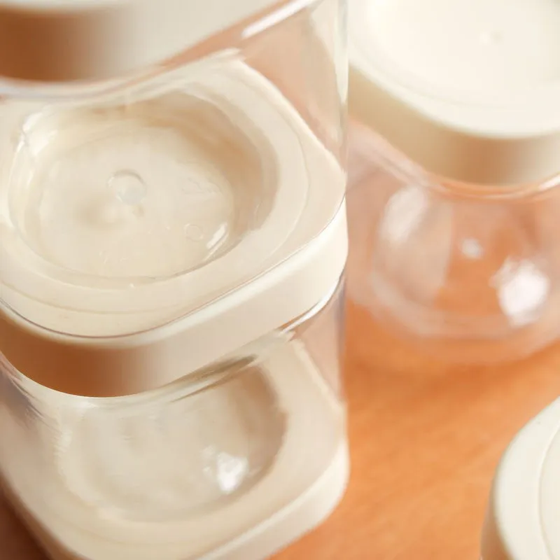 ClearStack White Clear PET Container (600 mL Each) - Set Of Four media 5