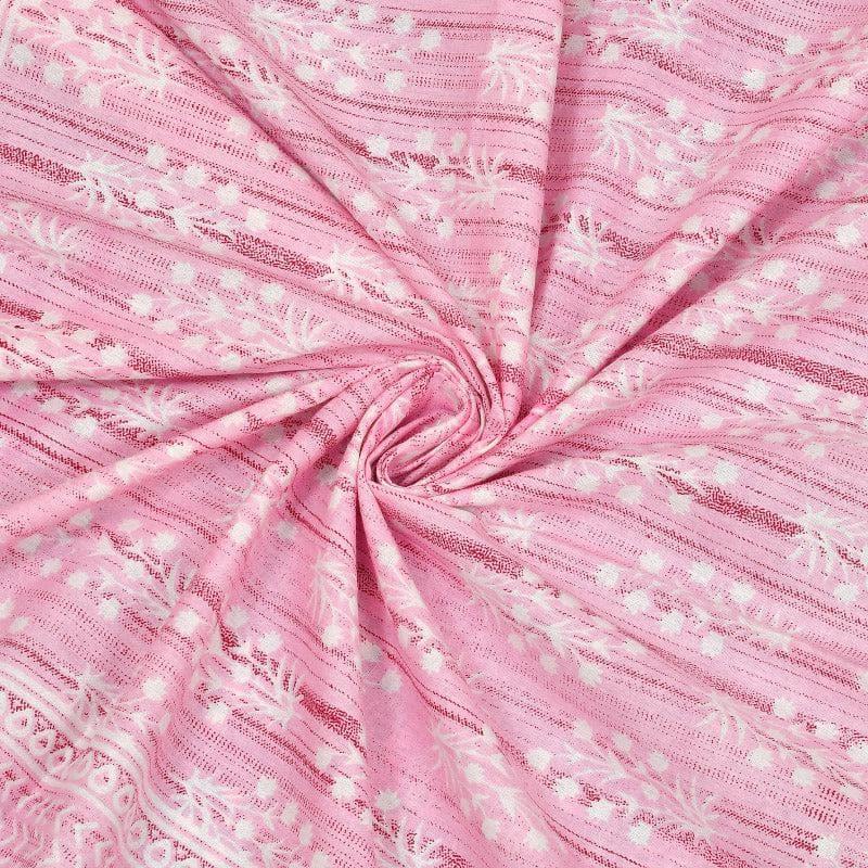 Tulia Cotton Bedsheet (Pink) -144 TC media 5