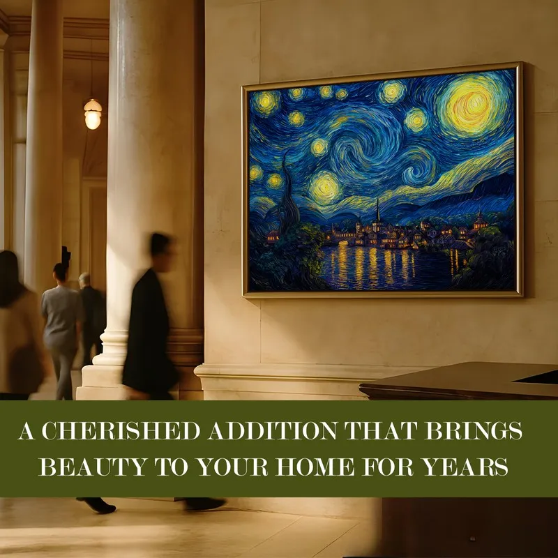 Galactic Whisper Canvas Wall Painting With Frame media 7