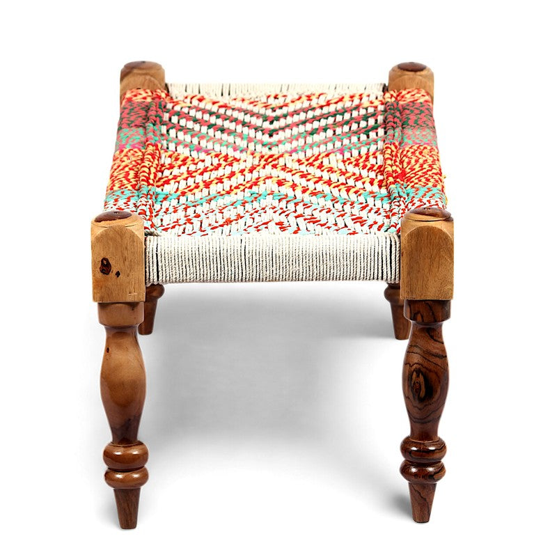 Flavo Sheesham Wooden Bench - Multicolor media 5