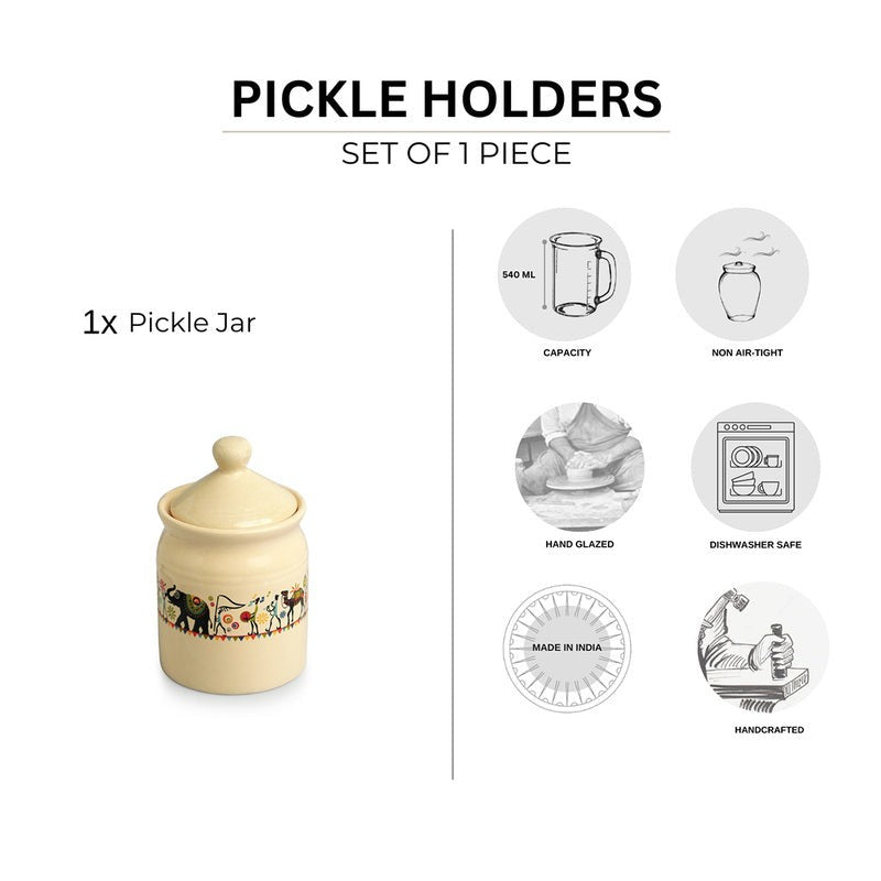 Elephant Parade Air Tight Storage Jar - 540 Ml media 5