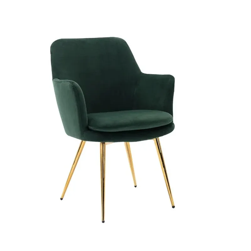 Livora Metal Accent Chair - Green media 3