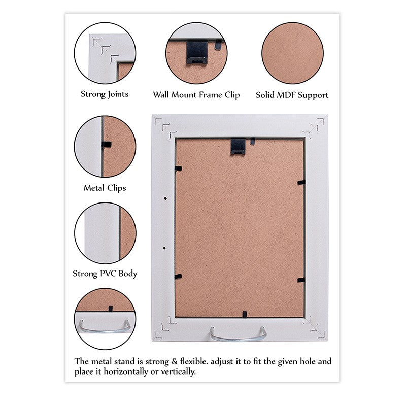 Cyra MDF & Glass Table Photo Frame media 5