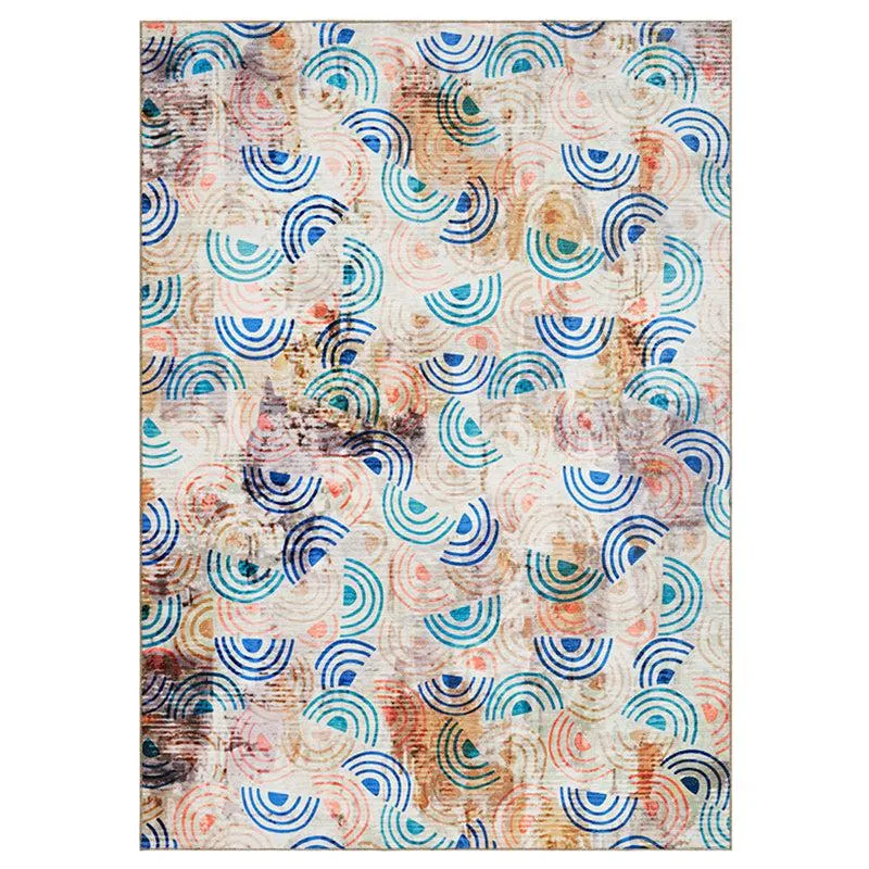 Carter Abstract Carpet - Teal media 1