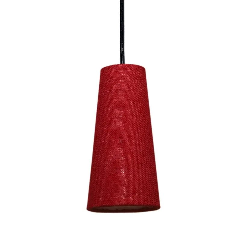 Nordic Neutral Triple Metal Ceiling Lamp - Maroon media 7