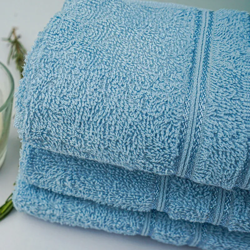 Micro Cotton LuxeDry Soothe Face Towel (Blue) - Set Of Four media 5