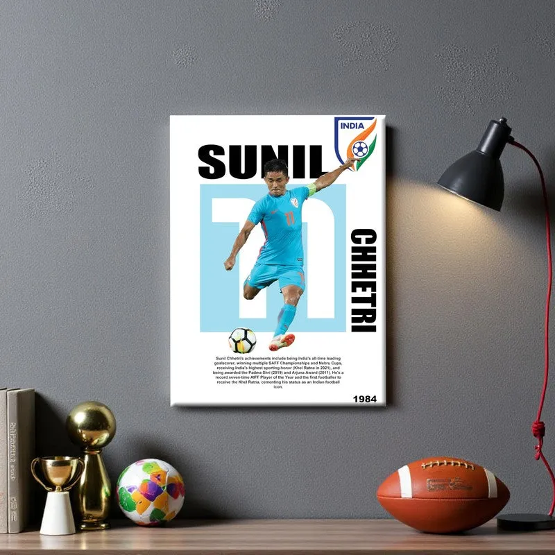 Sunil Chhetri Canvas Wall Art media 3
