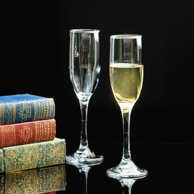 Raven Flute Glasses (180 ML) - Set Of Six media 1
