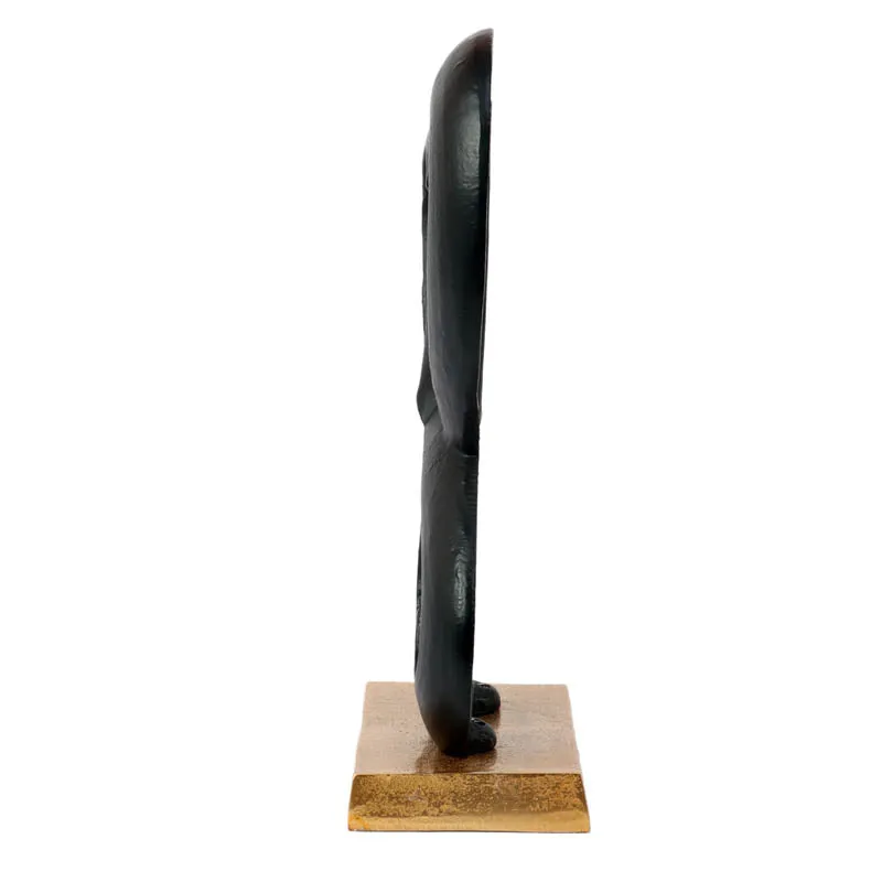 Heart Of Home Showpiece (Black & Gold) - Small media 4