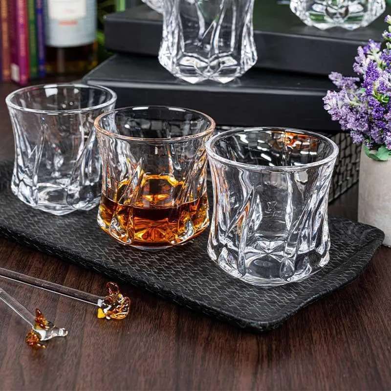 Surreal Old Fashioned Glasses (280 ml ) - Set of Six media 1