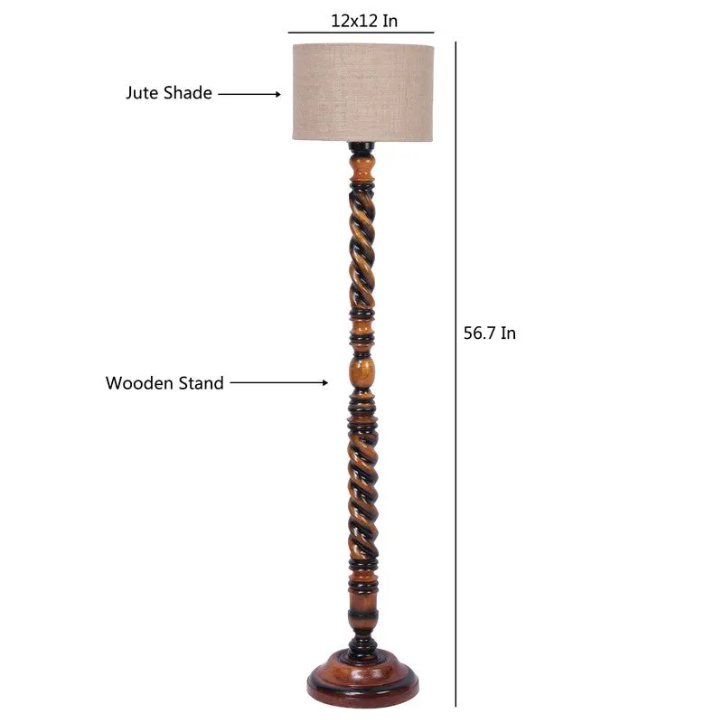 HaloCylinder Floor Lamp (Beige) media 8