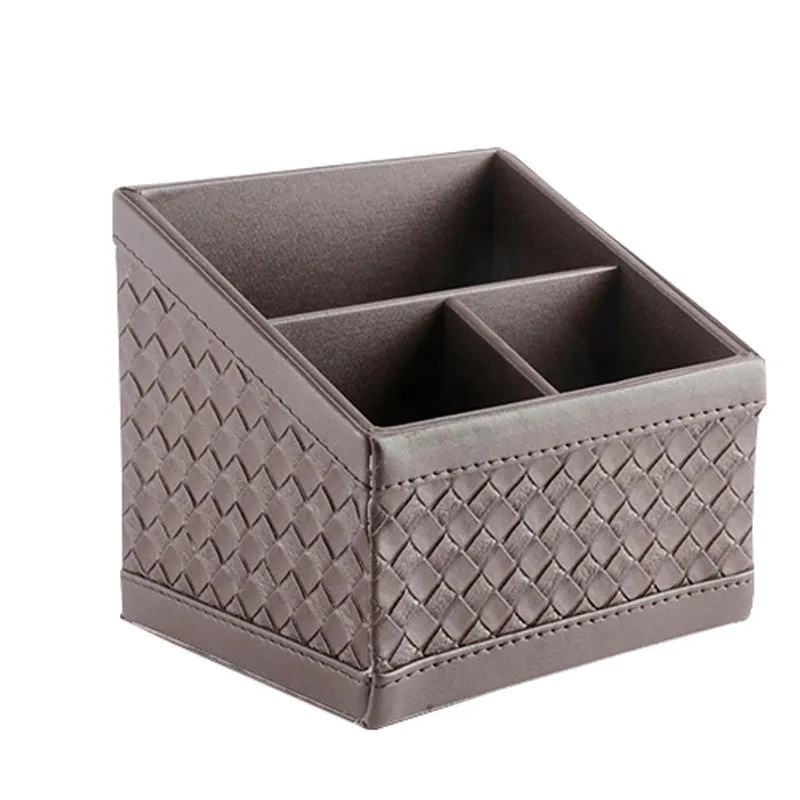 AarviDecor TaskTidy Faux Leather Desk Organizer media 3
