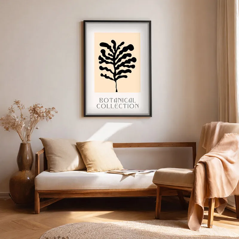 Wild Frond Canvas Wall Painting With Black Frame media 1