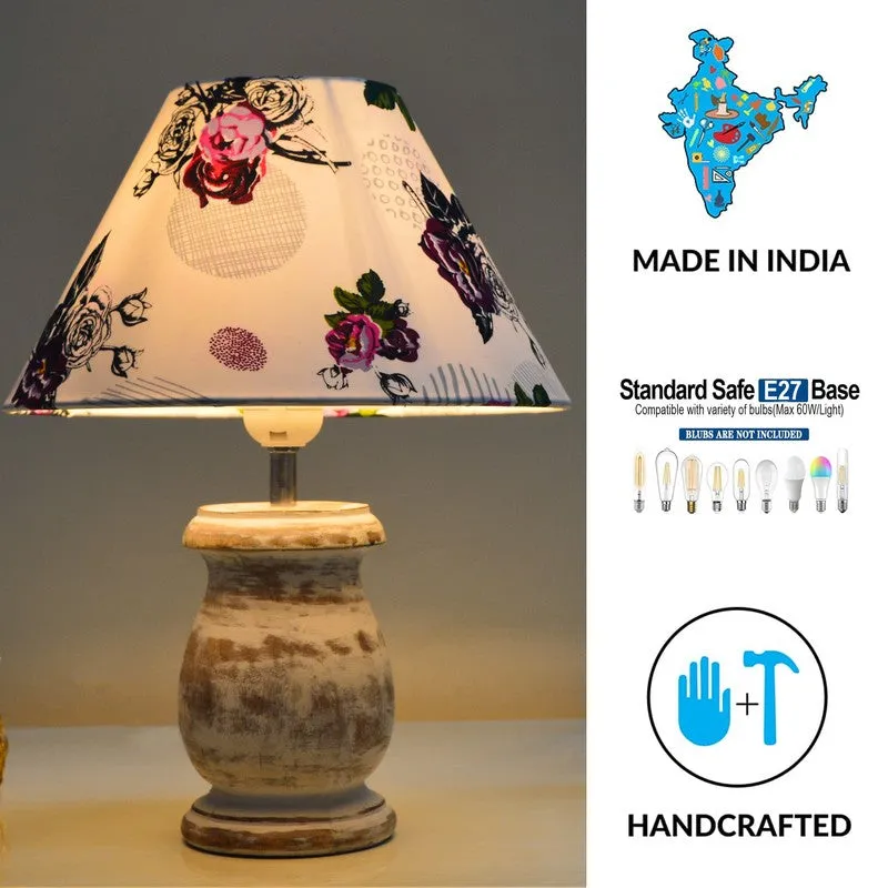 GardenBloom Wooden Table Lamp media 4