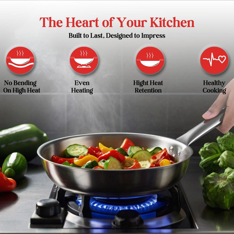 Kraft Ryvex Frying Pan - 1200 mL/9 Inches media 9