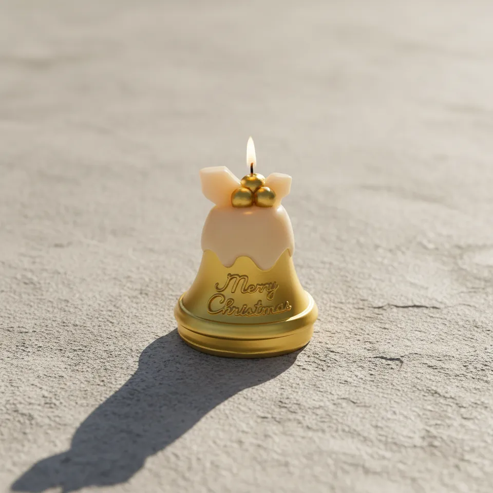 Jingle Bell Festive Scented Candle media 1
