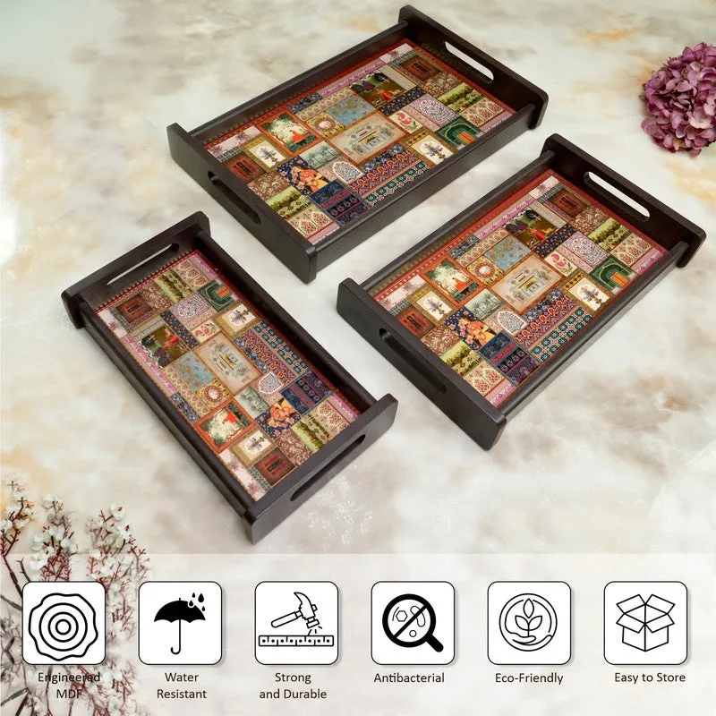 Tressa Wooden Serving Tray - Set Of Three media 8