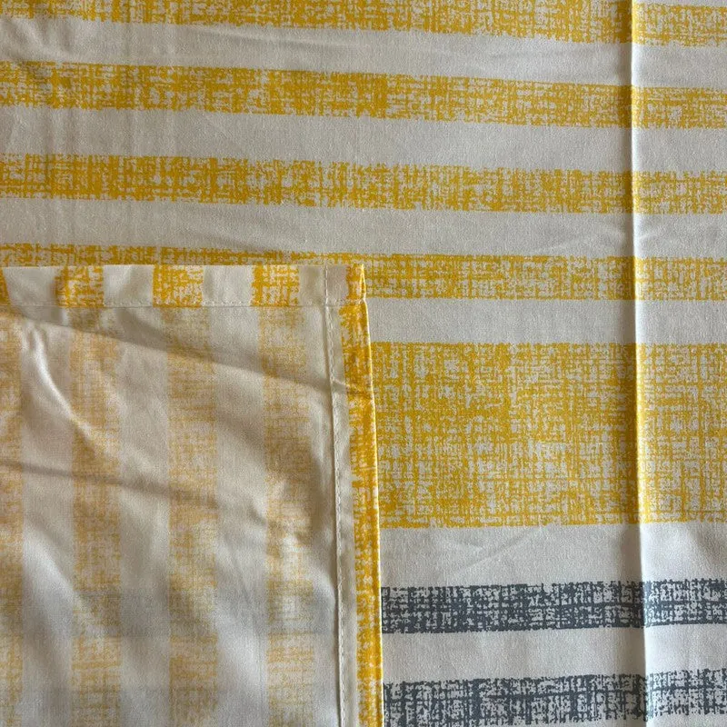 Simple Stripes Cotton Bedsheets - 400 TC media 9