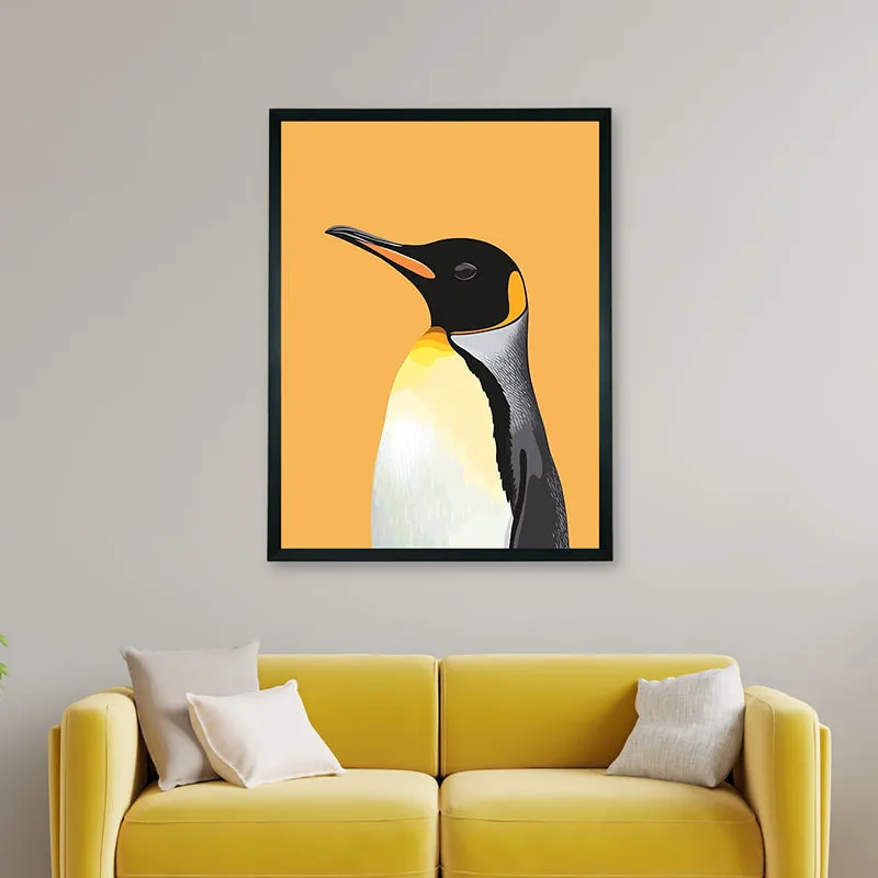 Solitary Penguin Wall Art With Resin Frame media 5