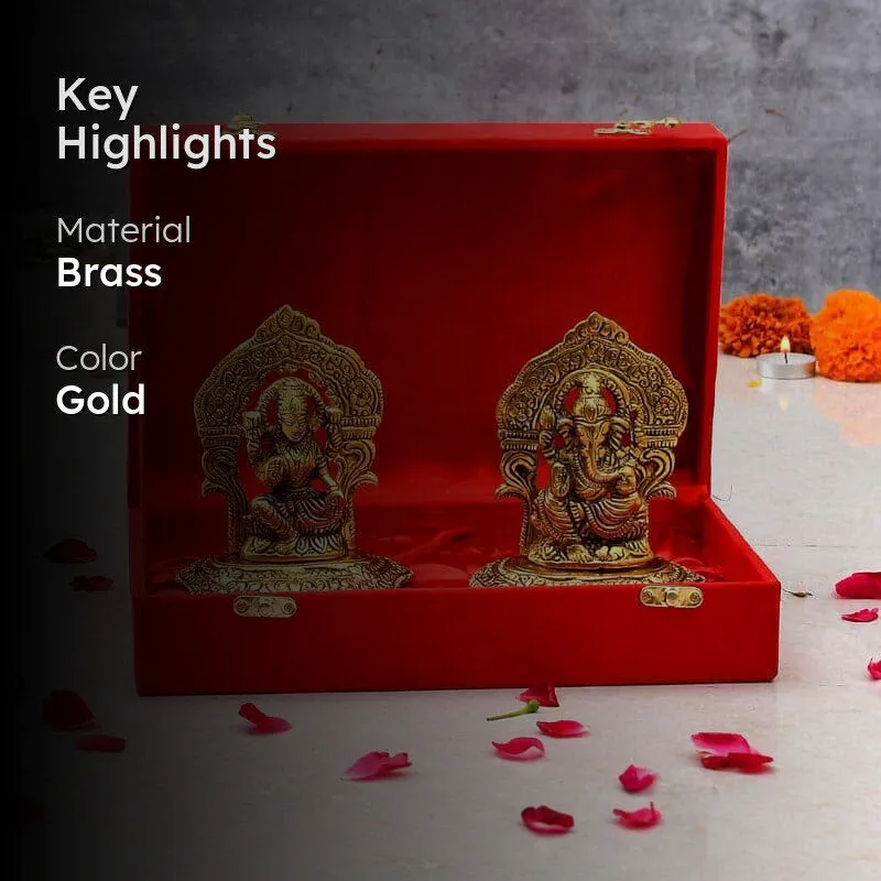 Lakshmi Vinayak Idol - Set Of Two media 2