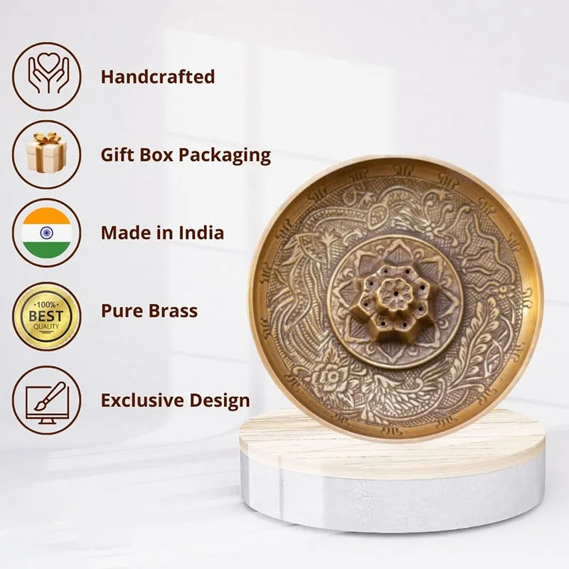 Bela Brass Incense Holder media 5