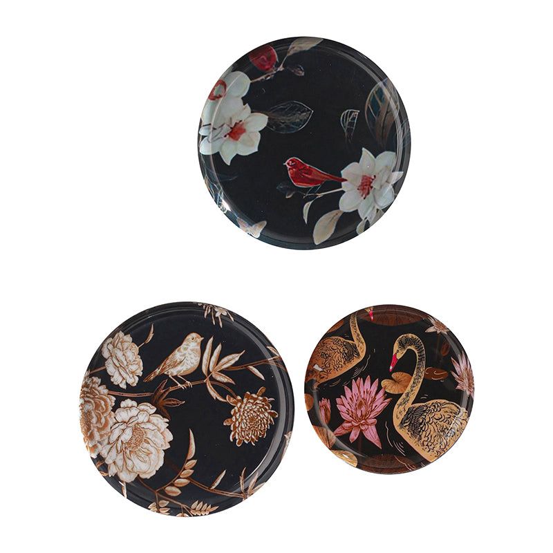 Lorcan Printed Metal Wall Plate - Set Of Three media 5