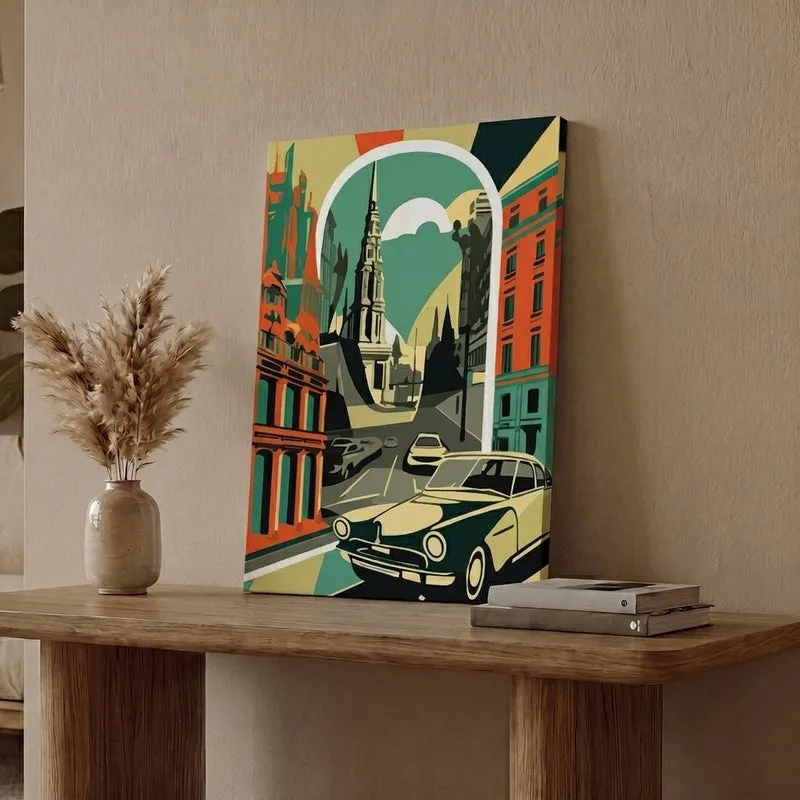 Britain Retro Canvas Wall Painting media 1