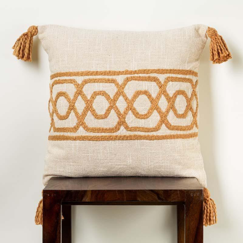 Gold Fence Cushion Cover media 2