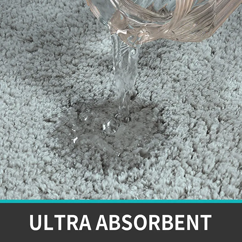 Vegas Luxe Micro Fiber Runner Rug - Silver media 6