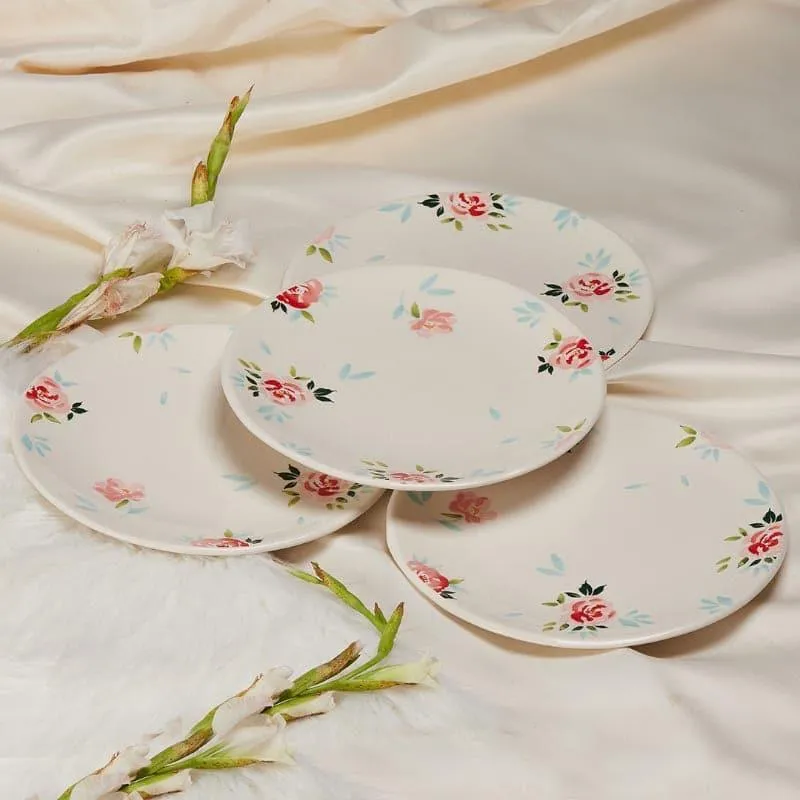 Day Dreams Handpainted Dinner Plates- Set Of Four media 1