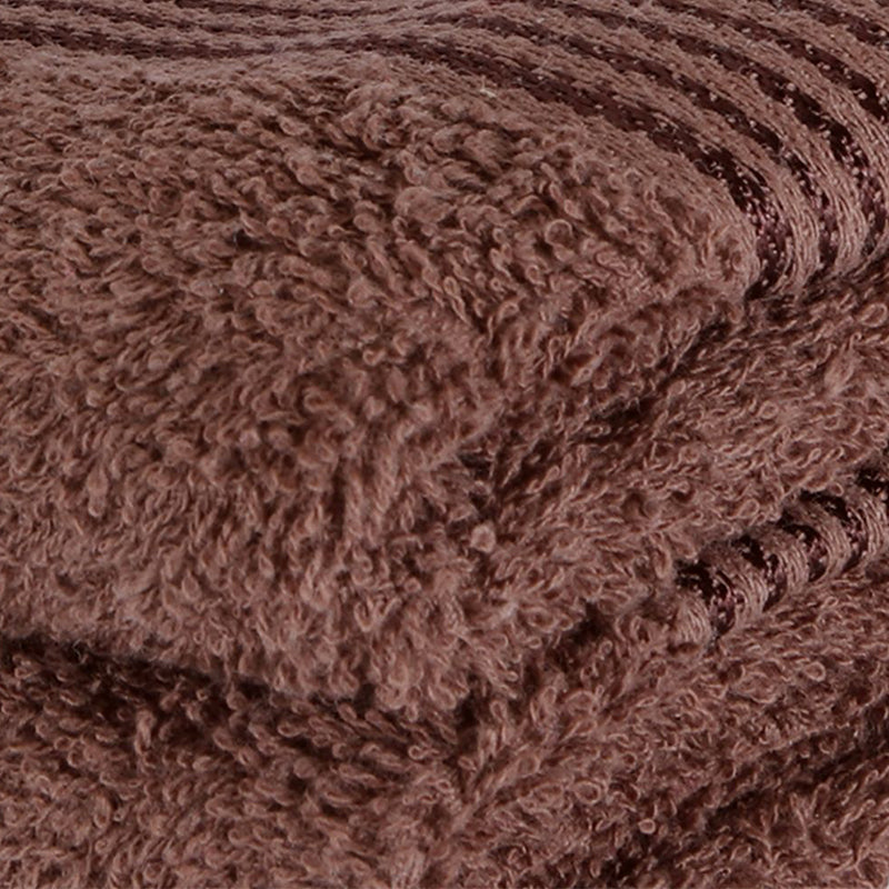 Eva Quick Dry Hand Towel (Brown) - Set Of Two media 4