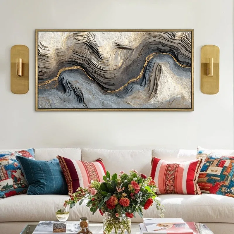 Fluid Horizon Canvas Wall Art media 1