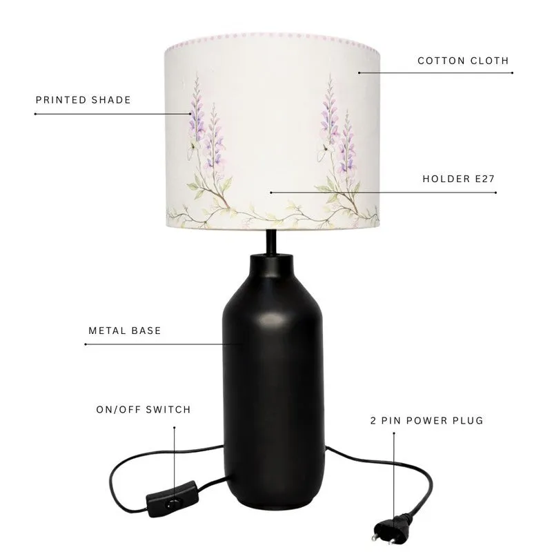 Lumero Accent Fabric Table Lamp - White media 6