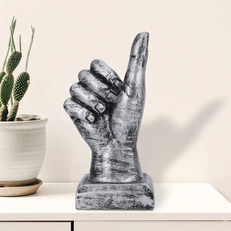 Thumbs Up Showpiece - Silver media 3