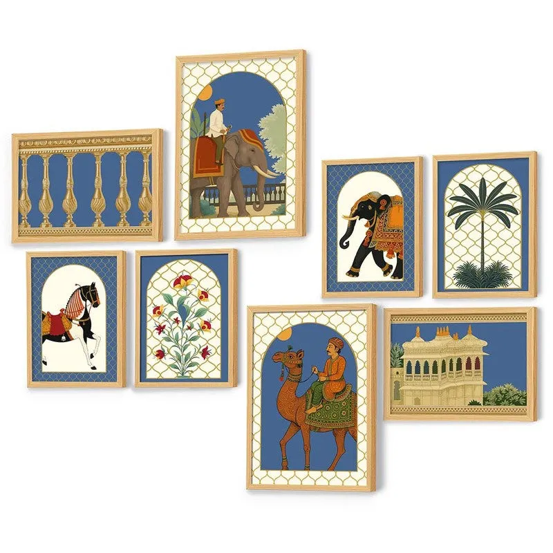 Royal Tusks Wall Art - Set of Eight media 4