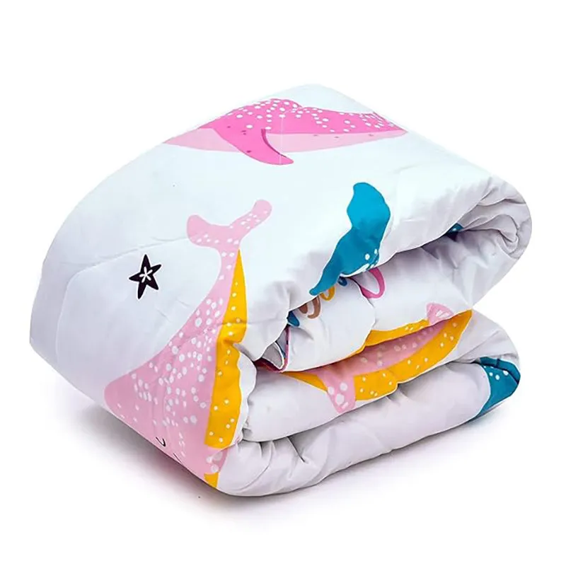 Fins & Pastels Microfiber Kids Comforter - 150 GSM media 4