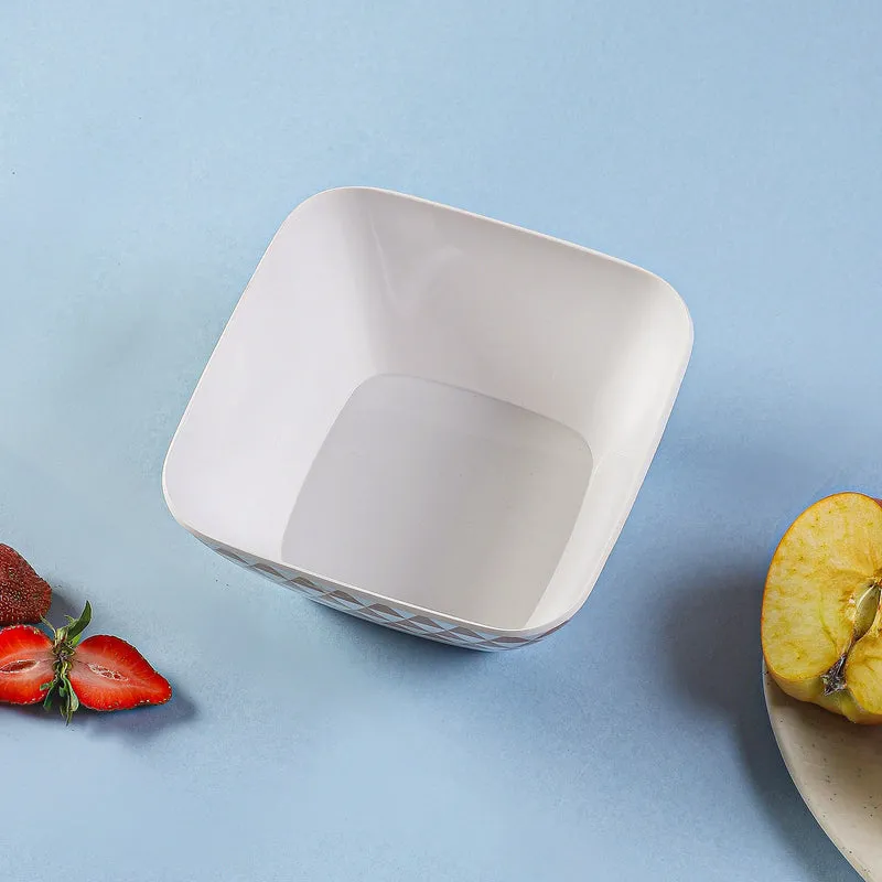 Mivono Snack Bowl (White & Brown) - 1020 ML media 3