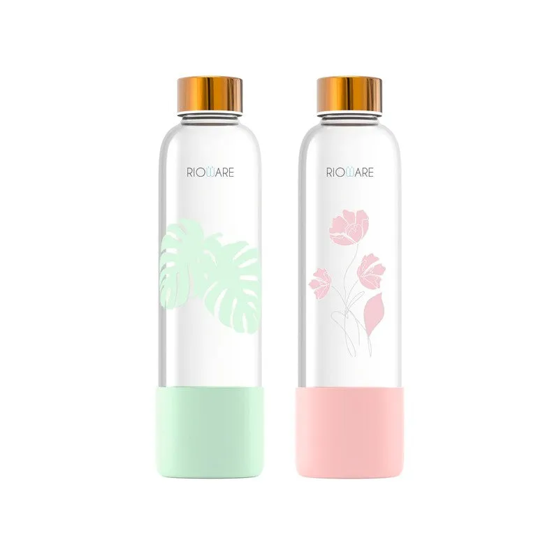 Rioware DailyPure Water Bottle (Green, Pink, 750 mL Each) - Set Of Two media 3