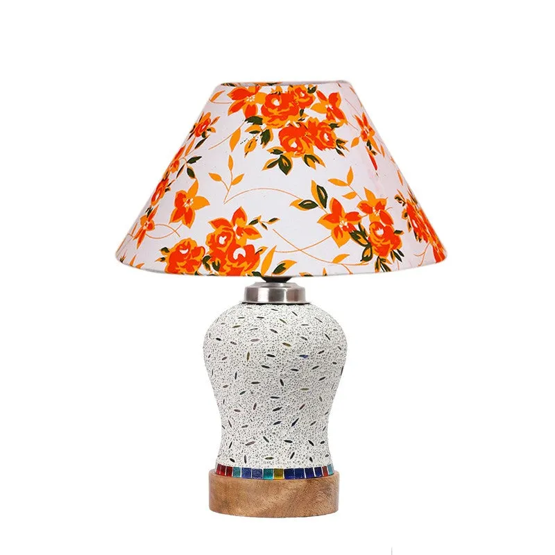Nivora Fleur Cone Wooden Table Lamp - Multicolor media 5