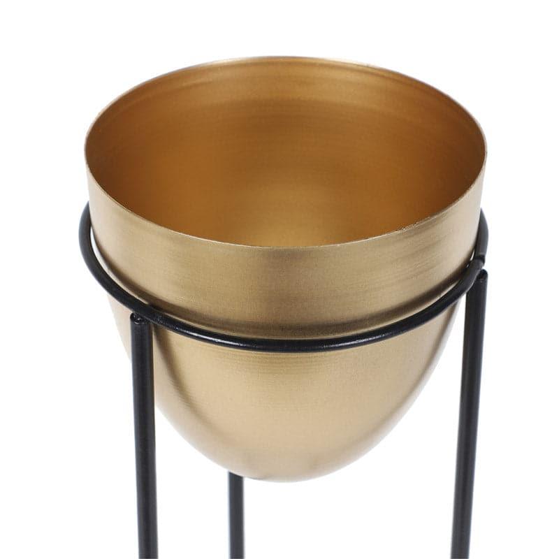Kiromia Floor Planter (Gold) - Set Of Three media 4
